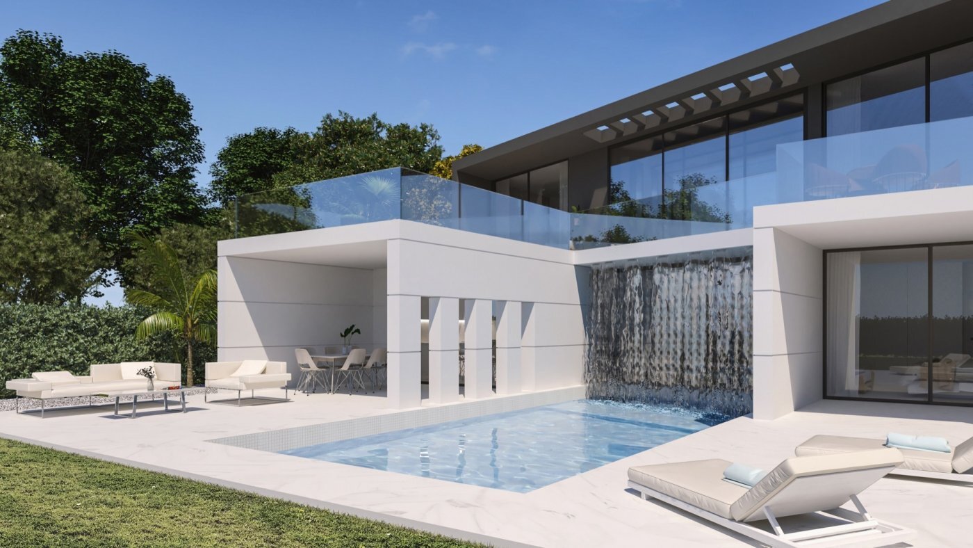 Villa de lujo con piscina privada en Altaona Golf Resort — 4 dorm. y 1000m² parcela