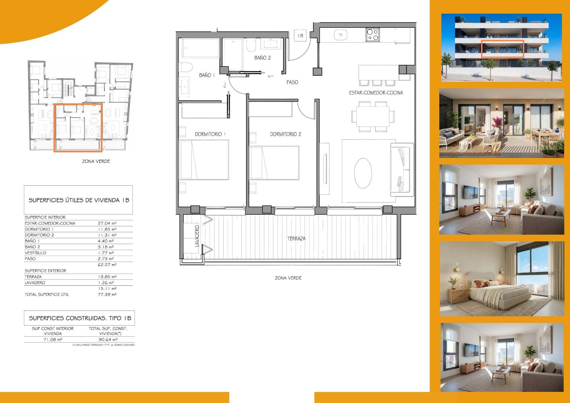 Apartamento de obra nueva en Benijófar con piscina privada y diseño boutique