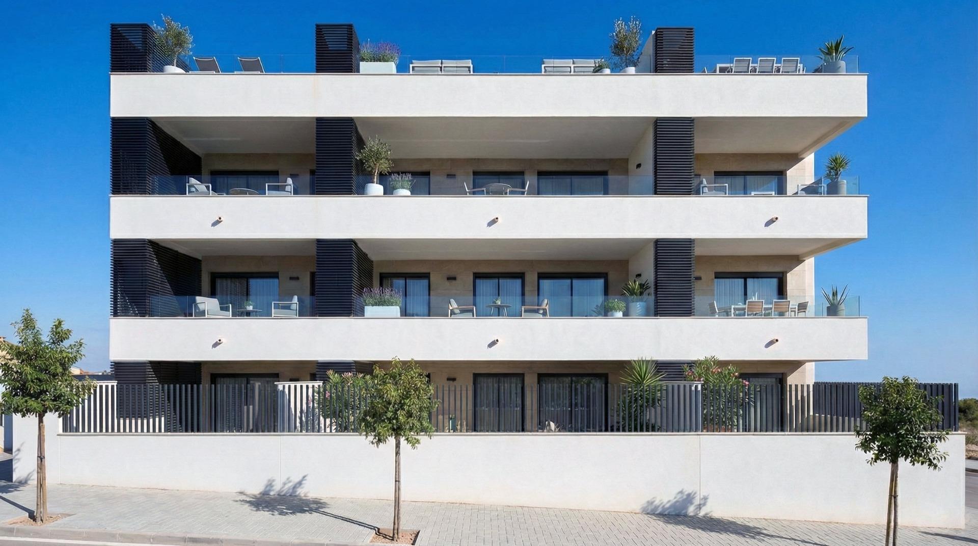 Apartamento de obra nueva en Benijófar con piscina privada y diseño boutique