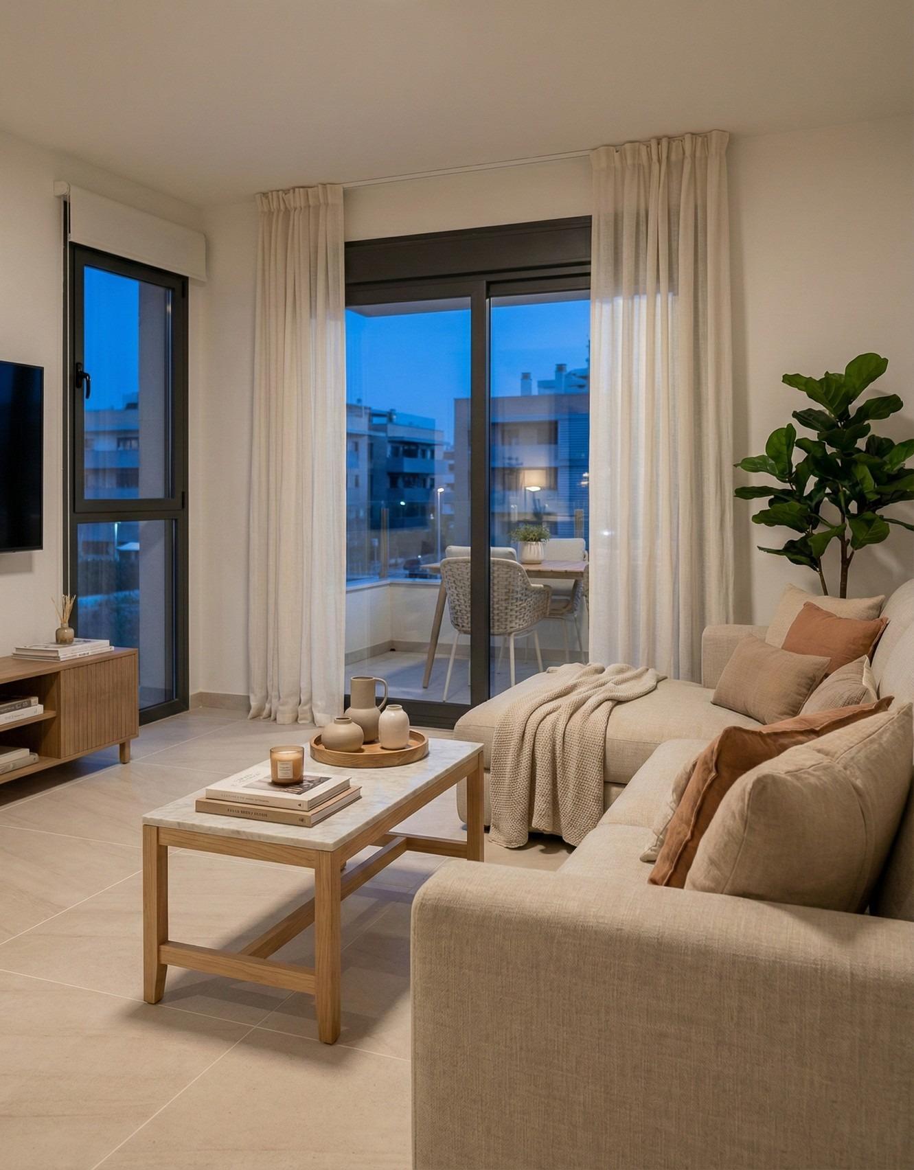 Apartamento de obra nueva en Benijófar con piscina privada y diseño boutique
