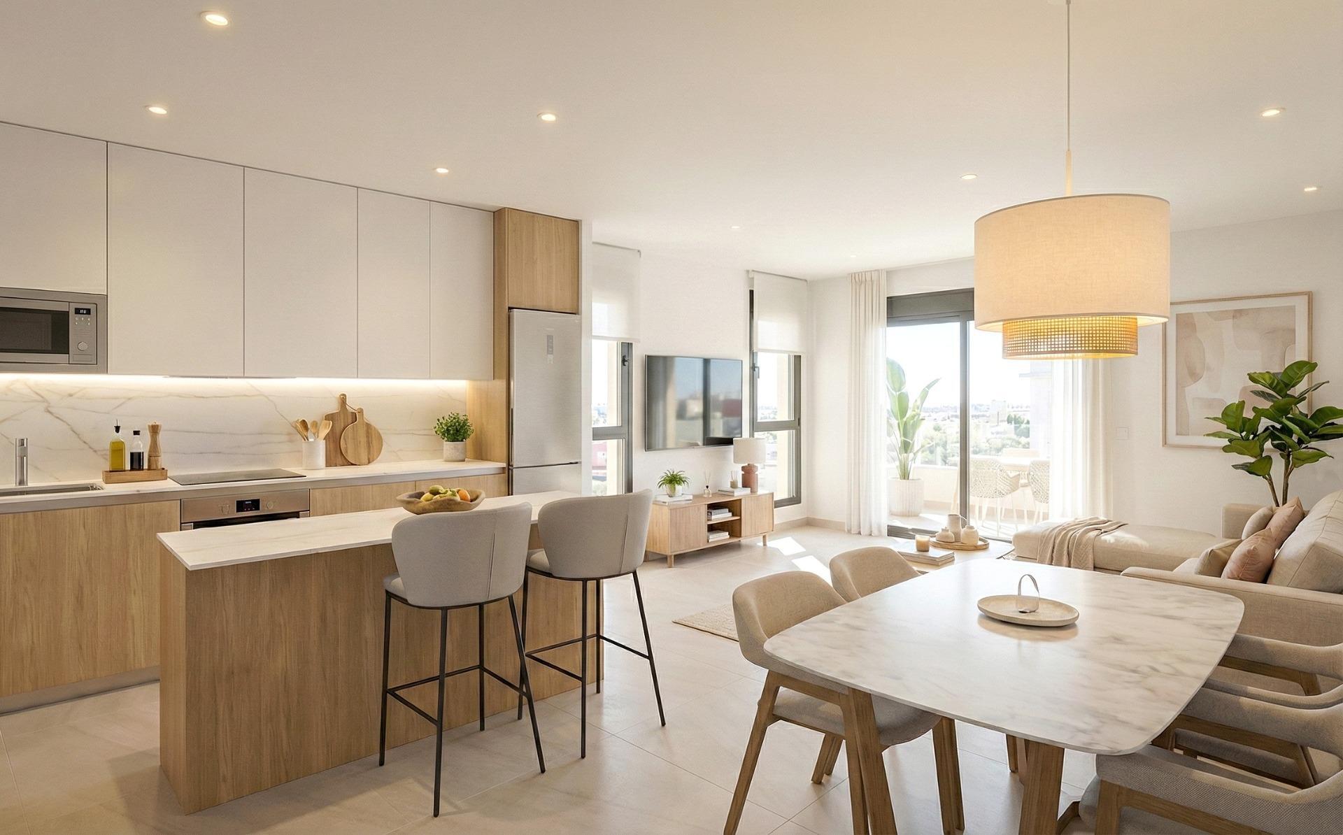 Apartamento de obra nueva en Benijófar con piscina privada y diseño boutique