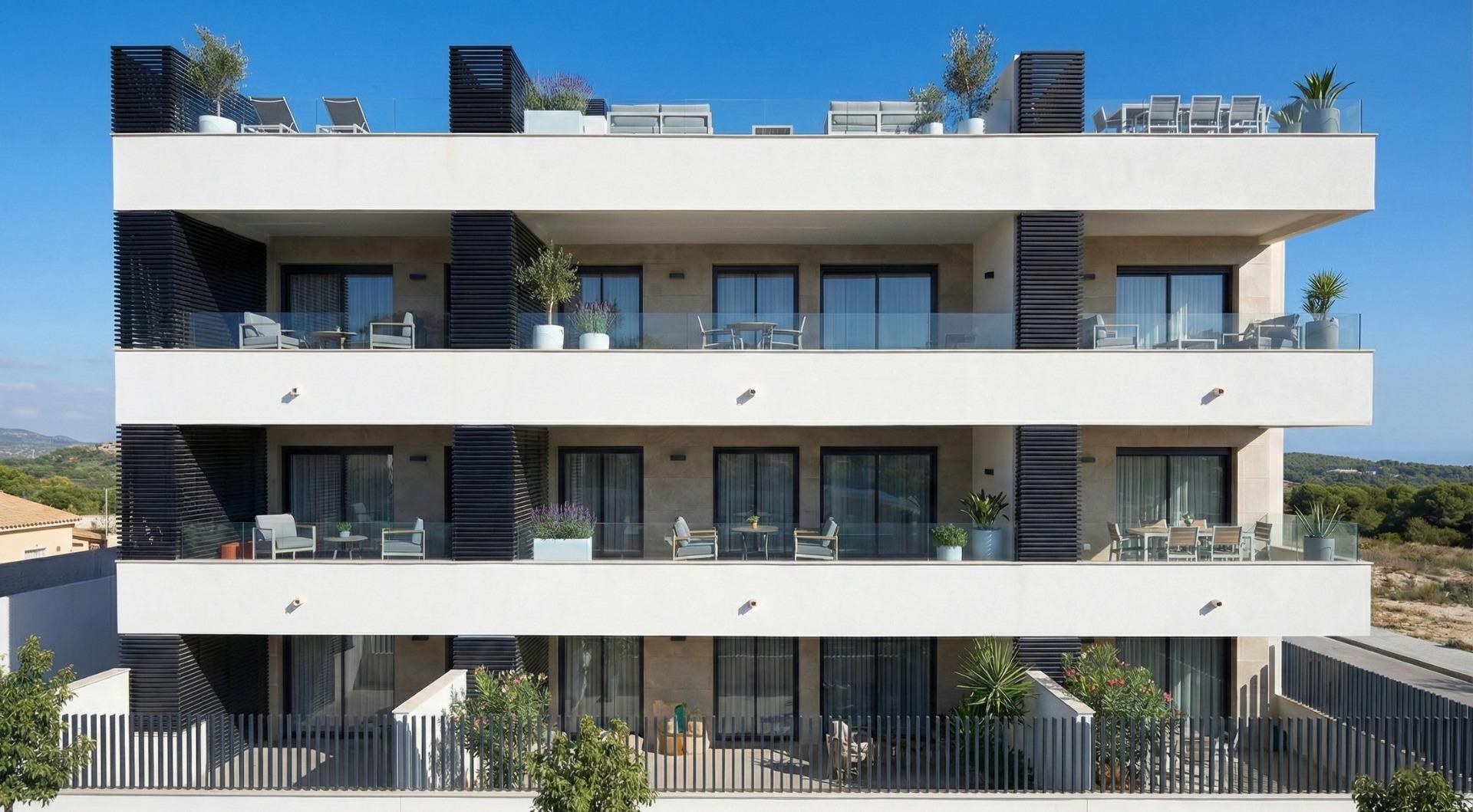 Ático de obra nueva en Benijófar con piscina privada — 3 dorm. y 2 baños