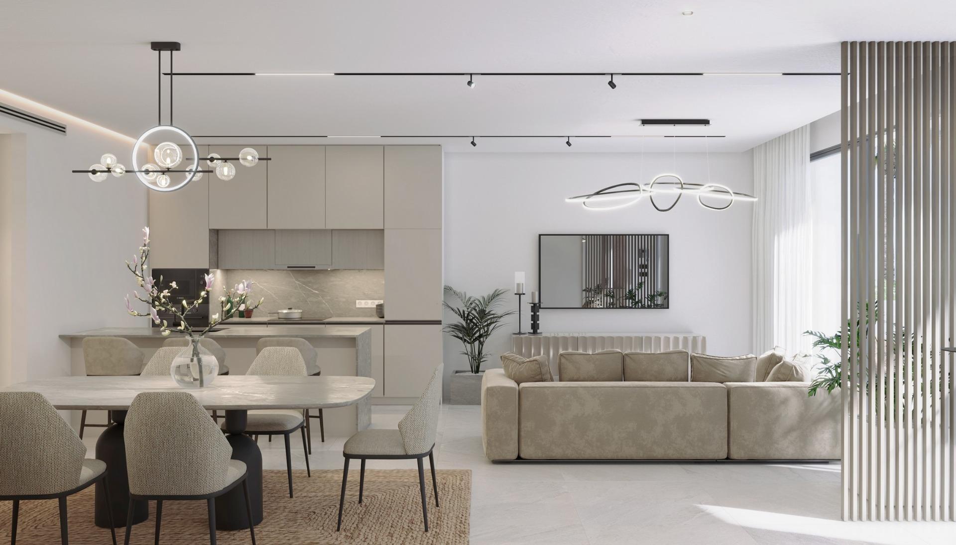 Piso de obra nueva con piscina privada en El Raso, Guardamar — 3 dorm.