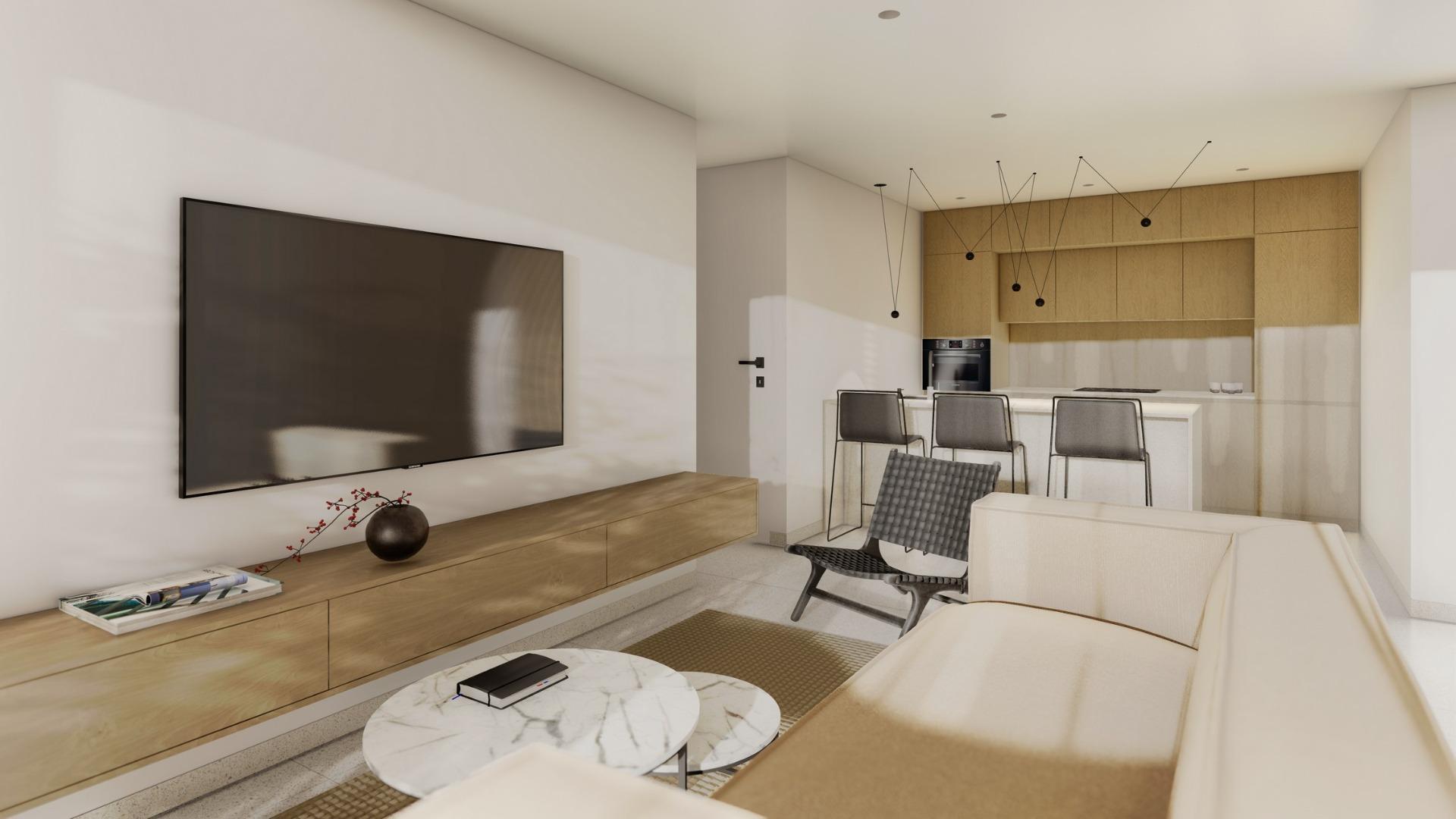Apartamento de obra nueva en Guardamar del Segura — Piscina privada y diseño