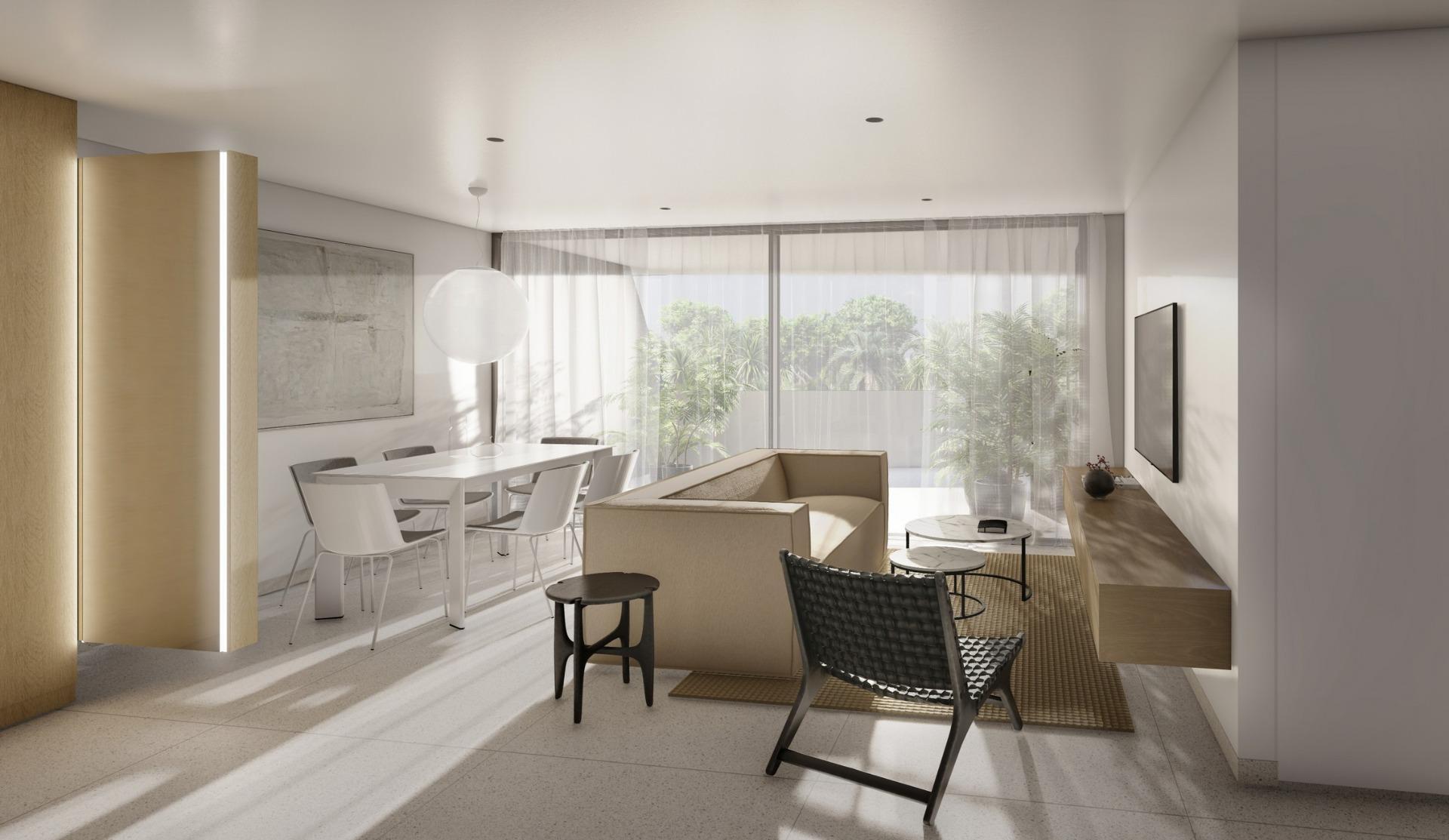 Apartamento de obra nueva en Guardamar del Segura — Piscina privada y diseño