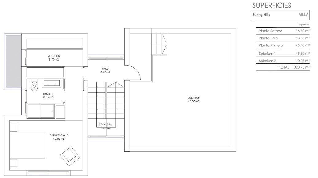 Villa de obra nueva con vistas al mar en Finestrat — 4 dorm. y piscina