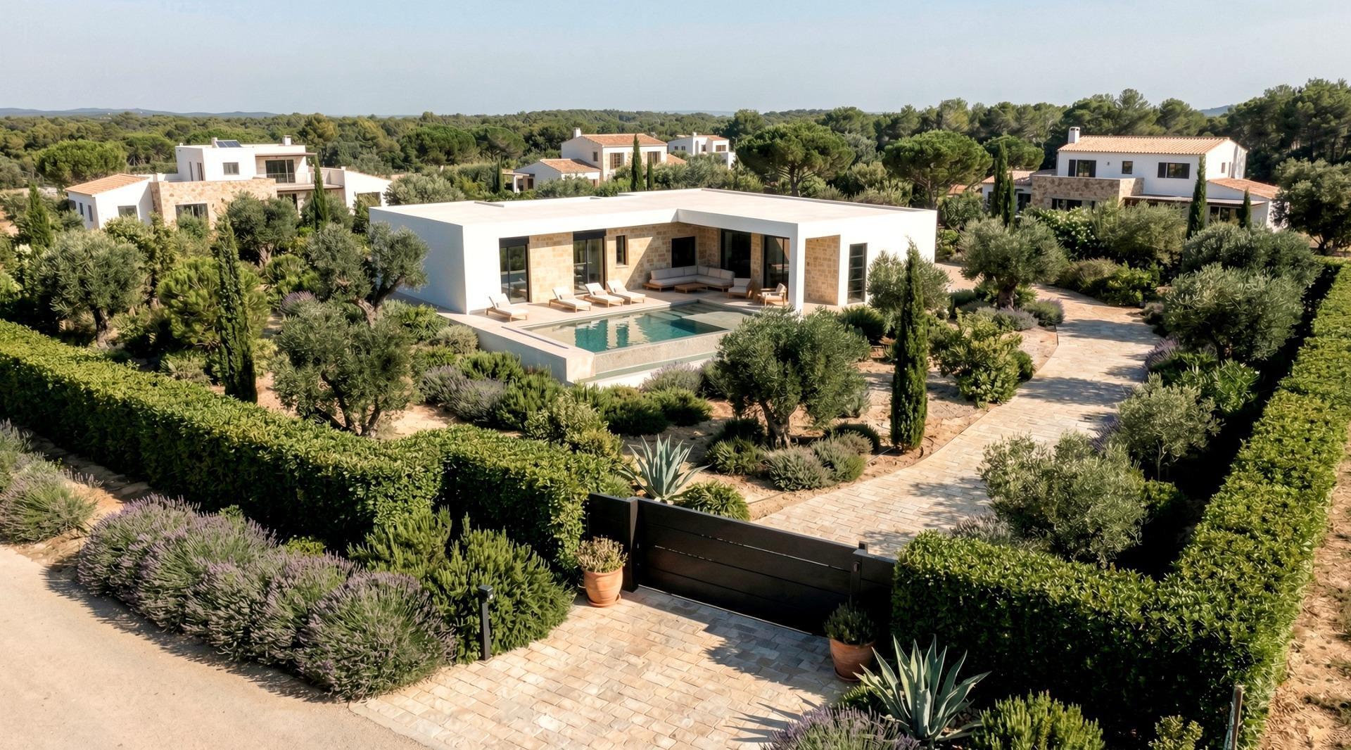 Villa de obra nueva a medida con piscina en Aspe — 3 dorm y 587m² de parcela