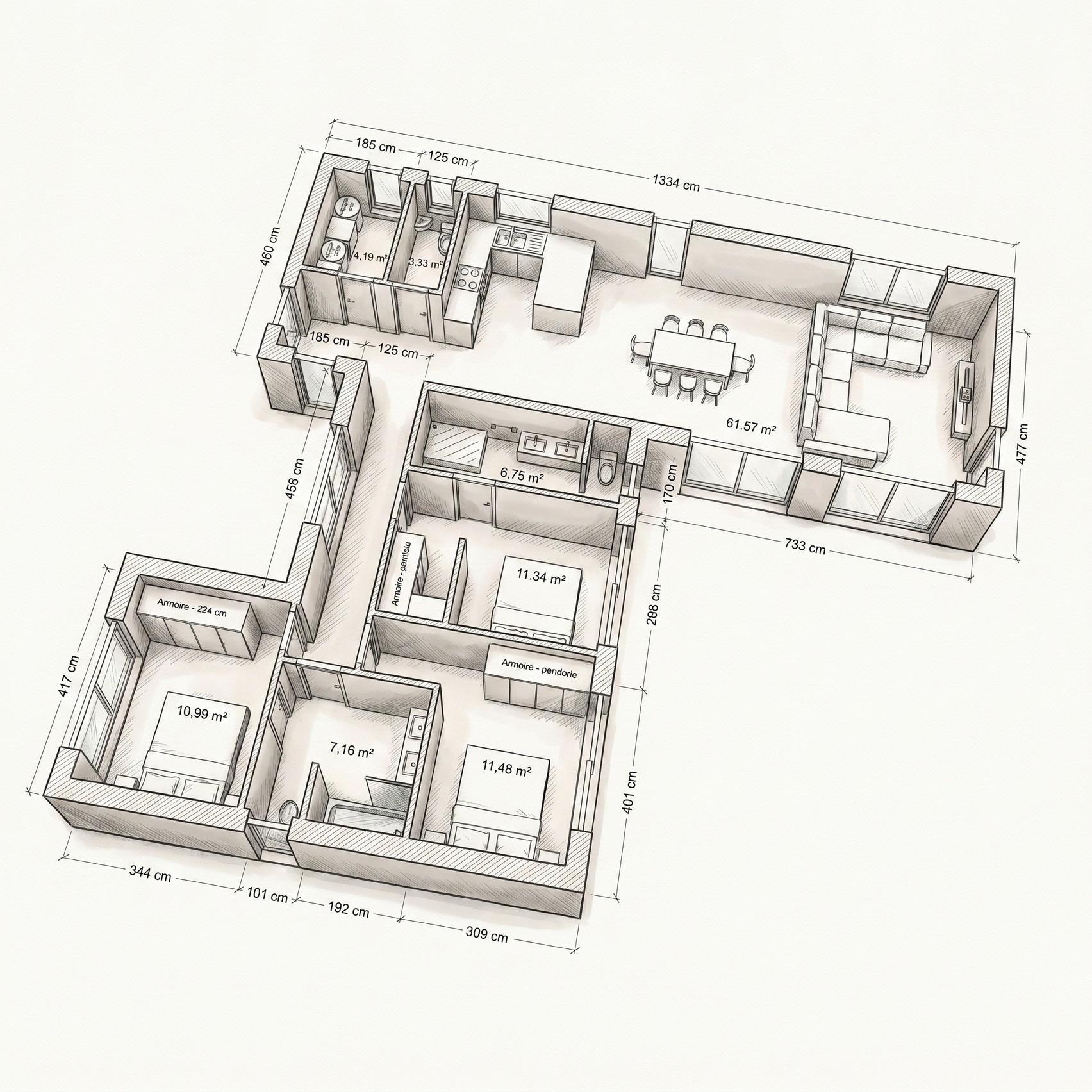 Villa de obra nueva a medida con piscina en Aspe — 3 dorm y 587m² de parcela