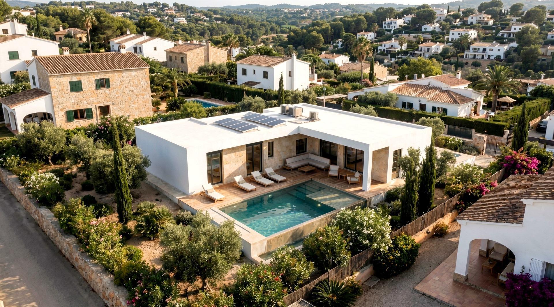 Villa de obra nueva a medida con piscina en Aspe — 3 dorm y 587m² de parcela