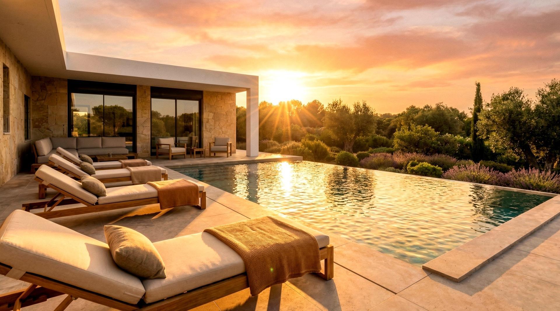 Villa de obra nueva a medida con piscina en Aspe — 3 dorm y 587m² de parcela