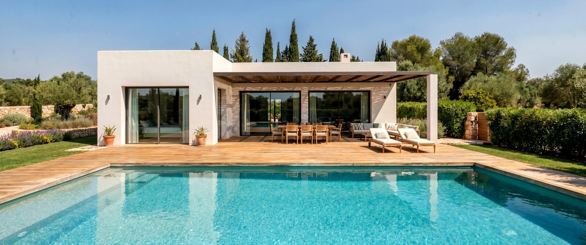Villa de obra nueva en Pinoso con piscina privada y parcela de 10.116 m²