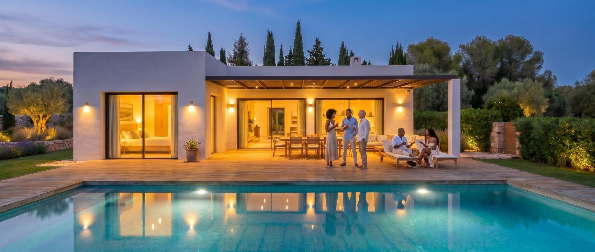 Villa de obra nueva en Pinoso con piscina privada y parcela de 10.116 m²