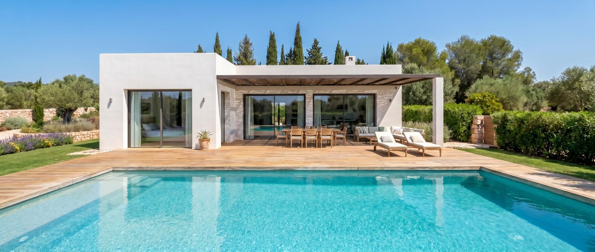 Villa de obra nueva en Pinoso con piscina privada y parcela de 10.116 m²