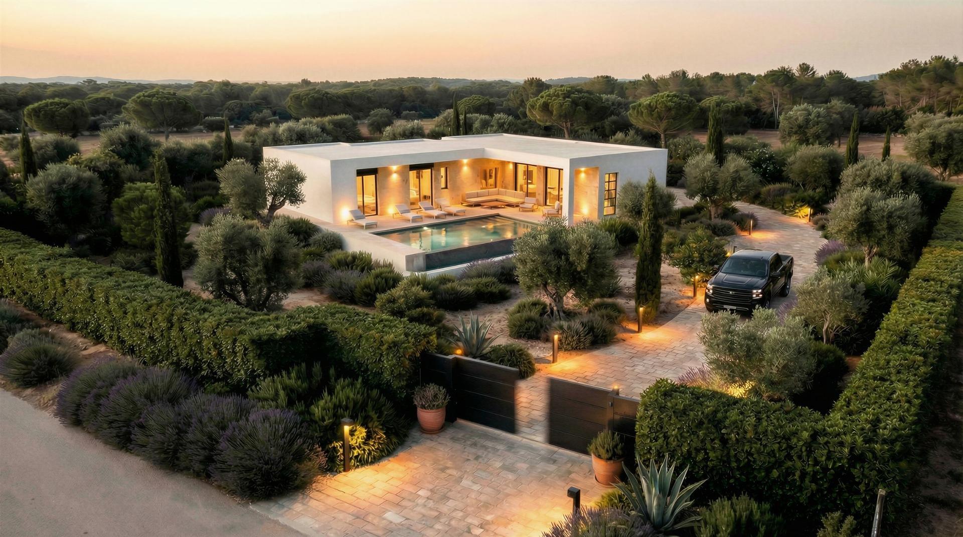 Villa de obra nueva en Pinoso con piscina privada y 10.116 m² de parcela