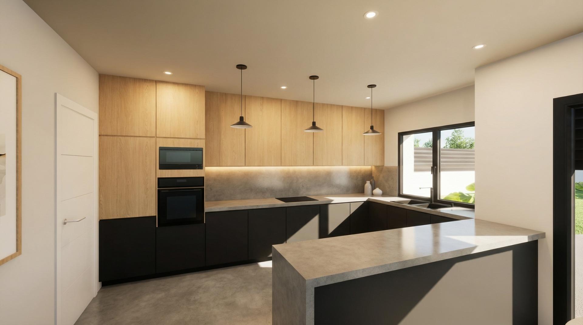 Villa de obra nueva en Pinoso con piscina privada y 10.116 m² de parcela