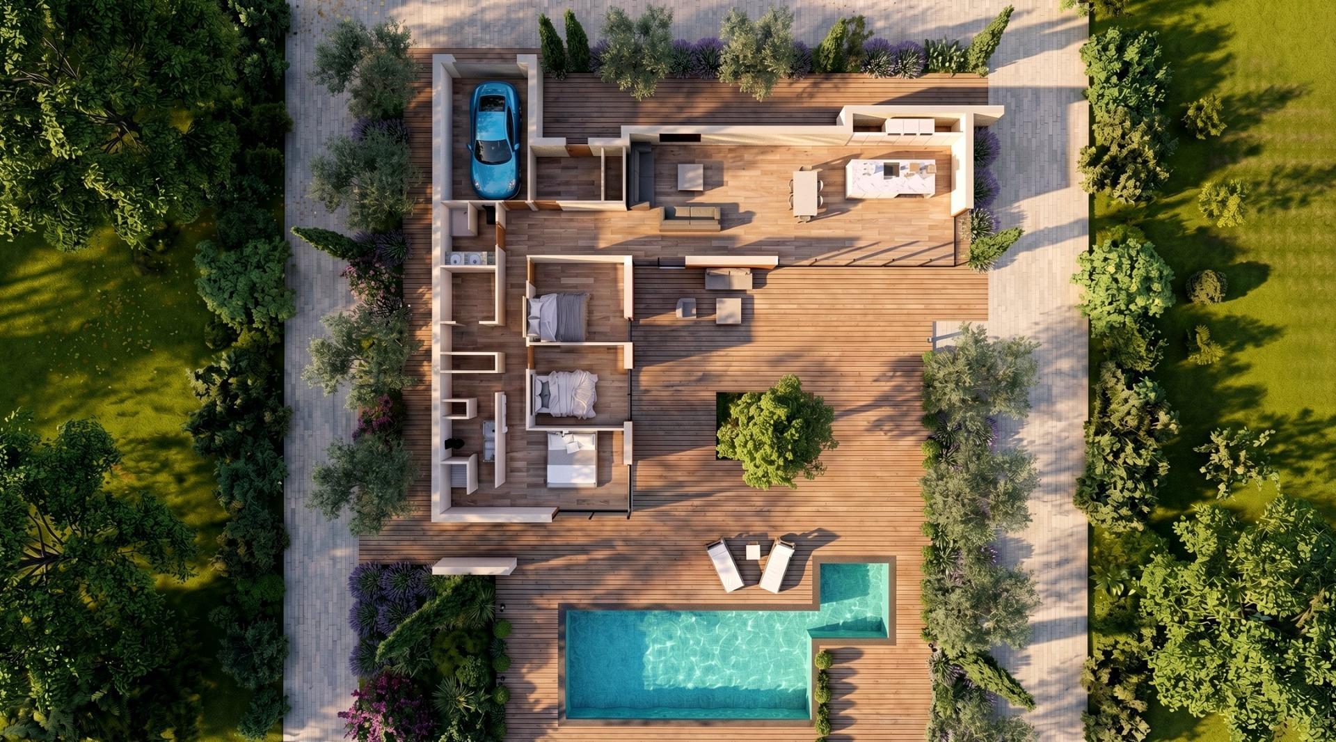 Villa de obra nueva con piscina y parcela de 10.000 m² en Pinoso, Alicante