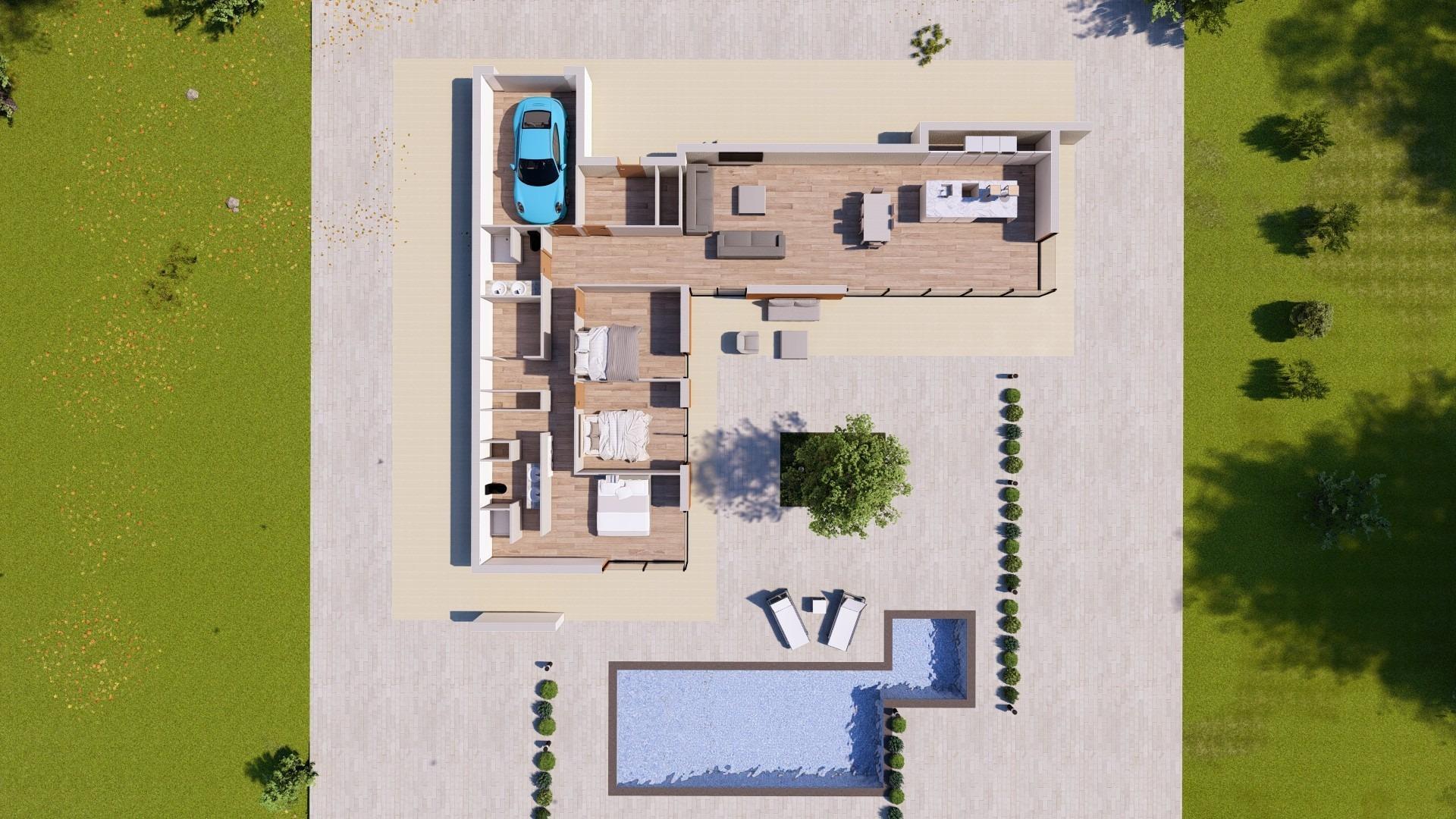 Villa de obra nueva con piscina y parcela de 10.000 m² en Pinoso, Alicante