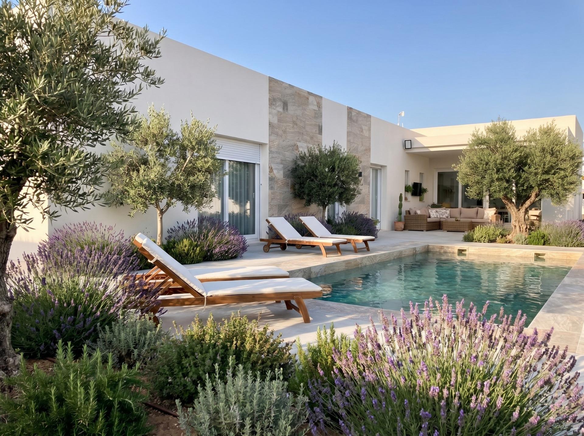 Villa de obra nueva en Pinoso con piscina privada y parcela de 10.116 m²
