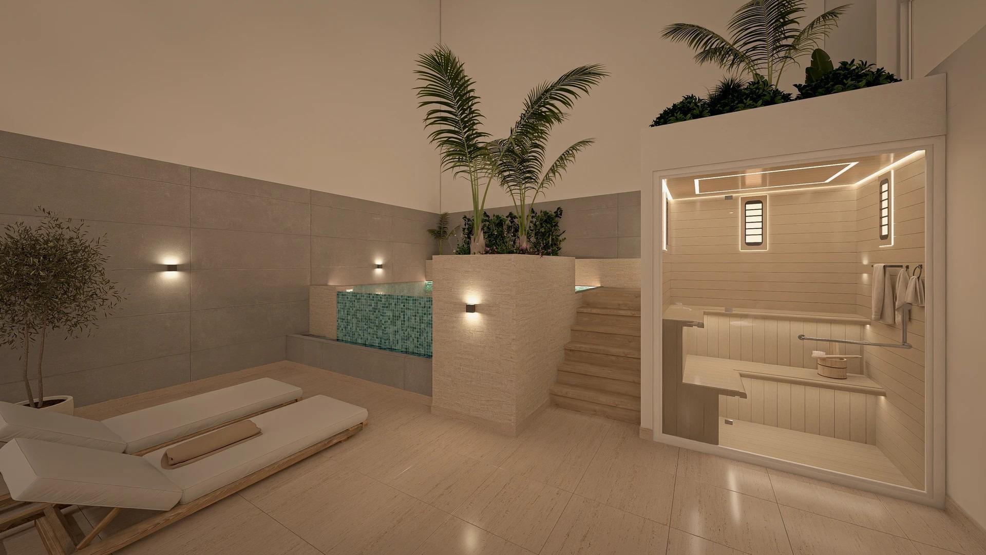 Ático de obra nueva con piscina privada en el centro de Torrevieja — Studio chic