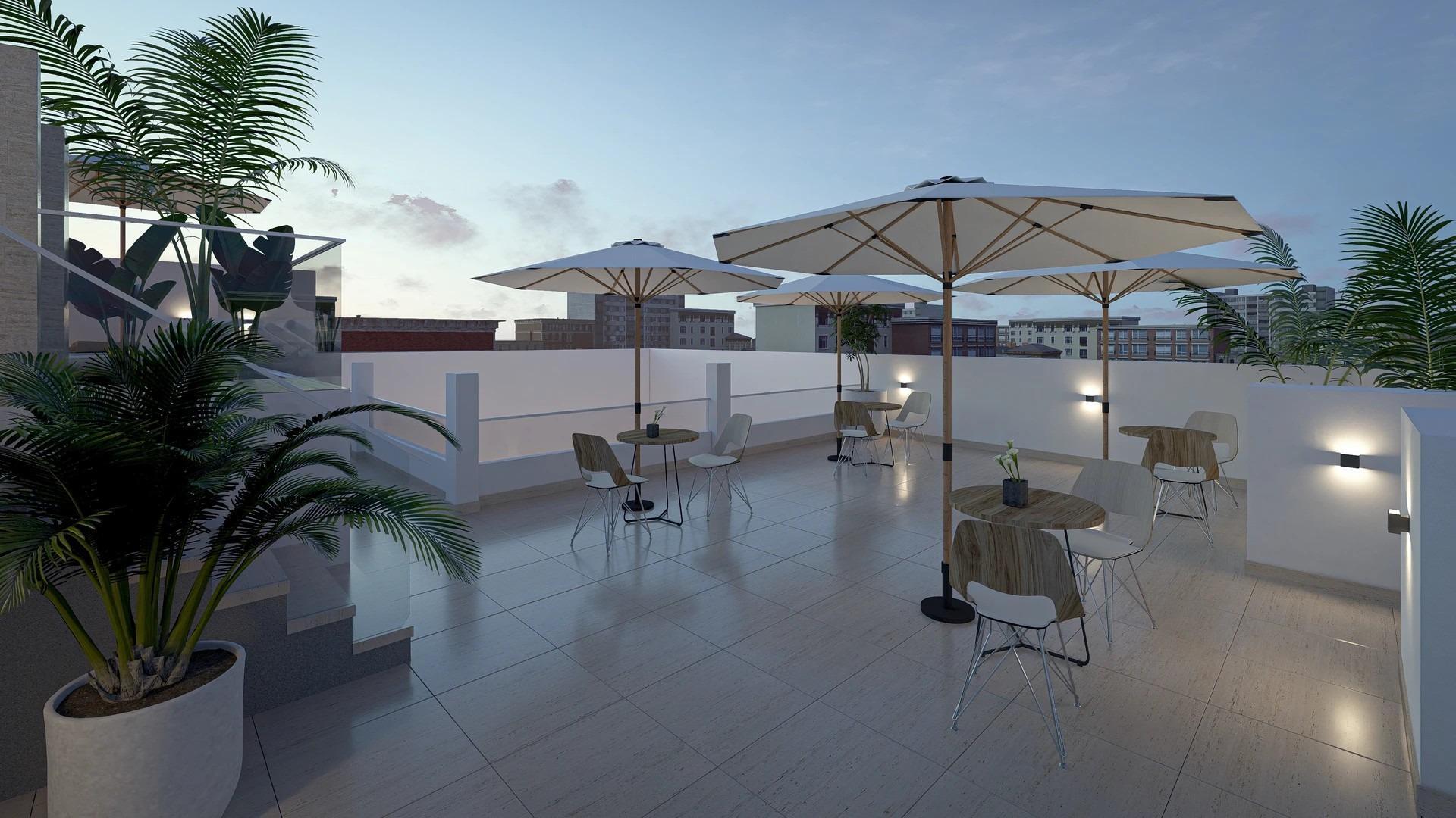 Ático de obra nueva con piscina privada en el centro de Torrevieja — Studio chic