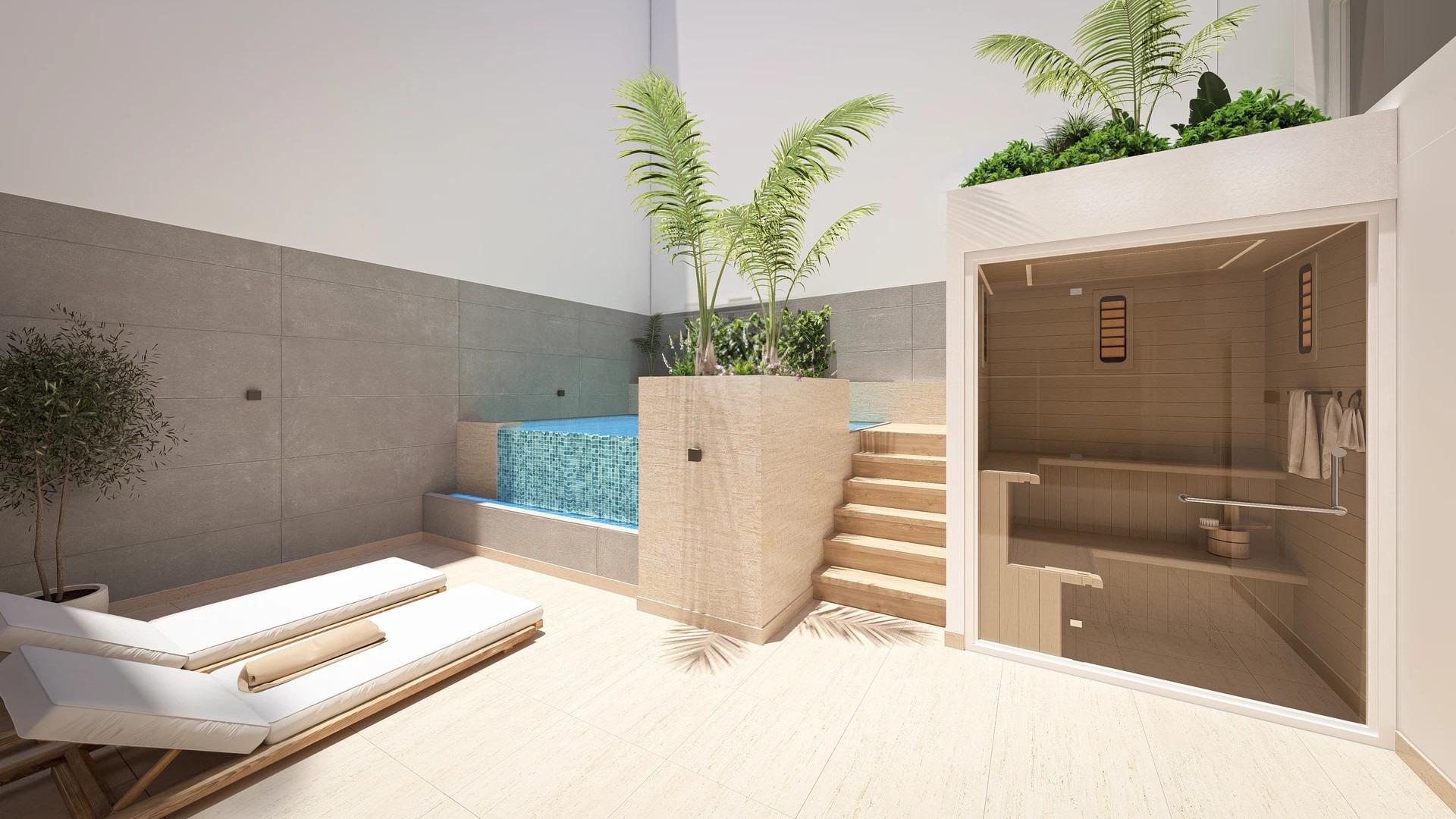 Ático de obra nueva con piscina privada en el corazón de Torrevieja - 1 dorm.