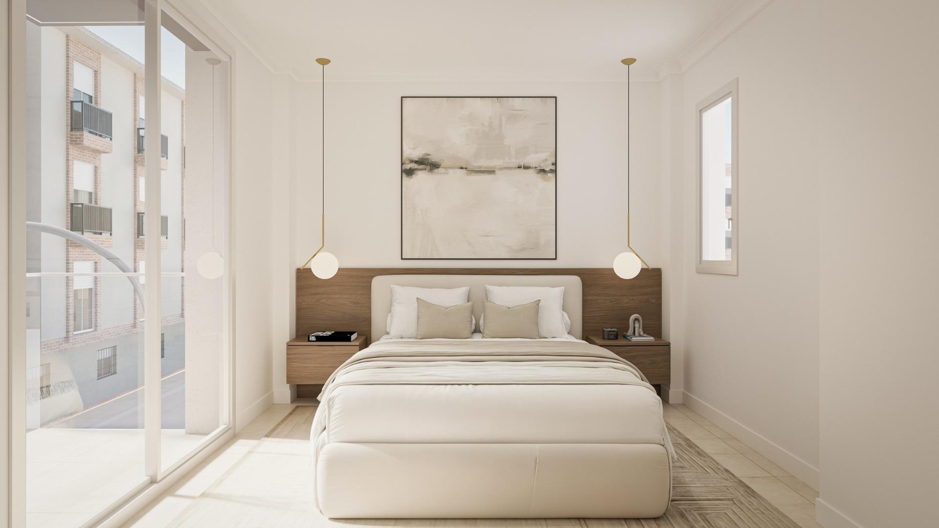 Apartamento de obra nueva con piscina en el centro de Torrevieja — 1 dorm.