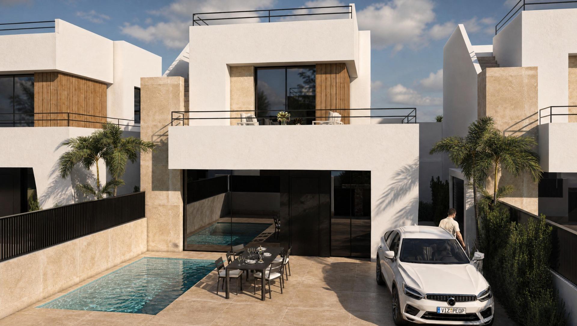 Villa de lujo en Condado de Alhama Golf con piscina privada y solárium — 3 dorm.