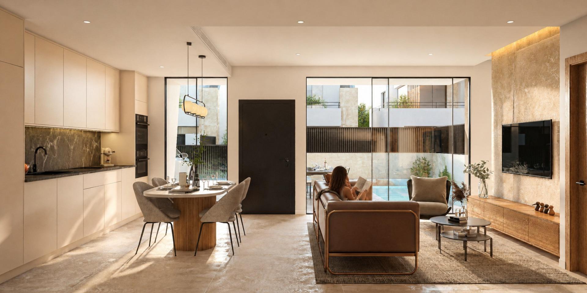Villa de lujo en Condado de Alhama Golf con piscina privada y solárium — 3 dorm.