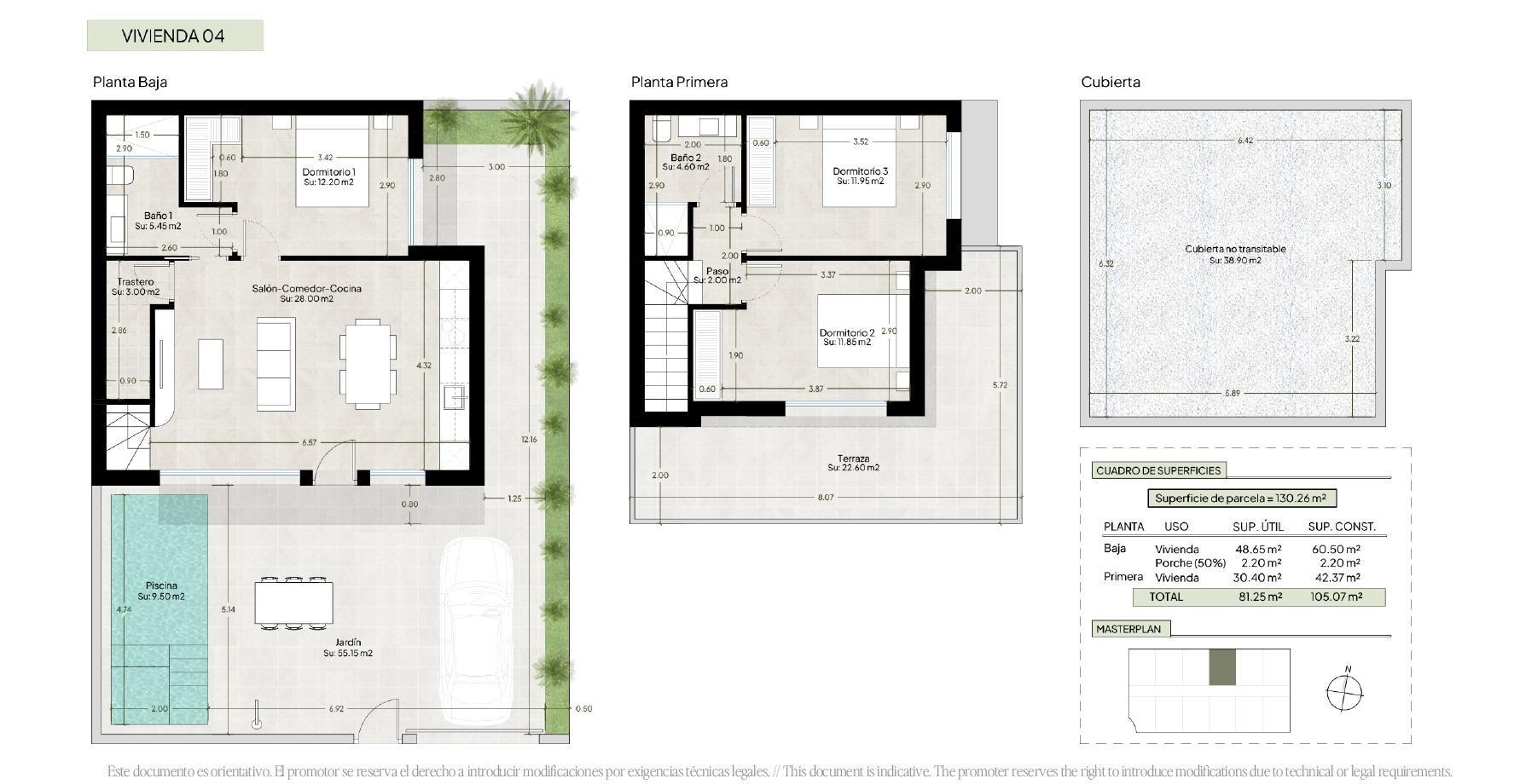 Villa de lujo en Condado de Alhama Golf con piscina privada y solárium — 3 dorm.