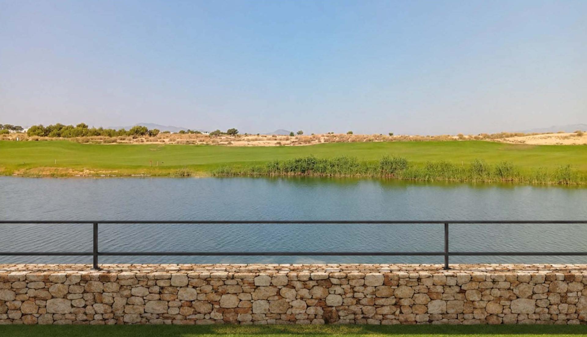 Chalet de obra nueva con piscina privada en Alhama Signature Golf — 2 dorm.