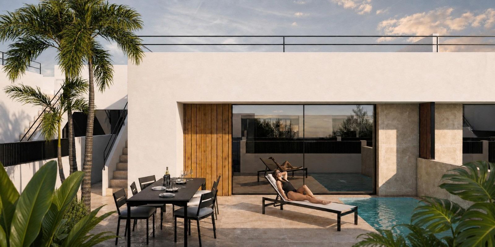 Piso de obra nueva con piscina privada en Condado de Alhama Golf — 3 dorm.