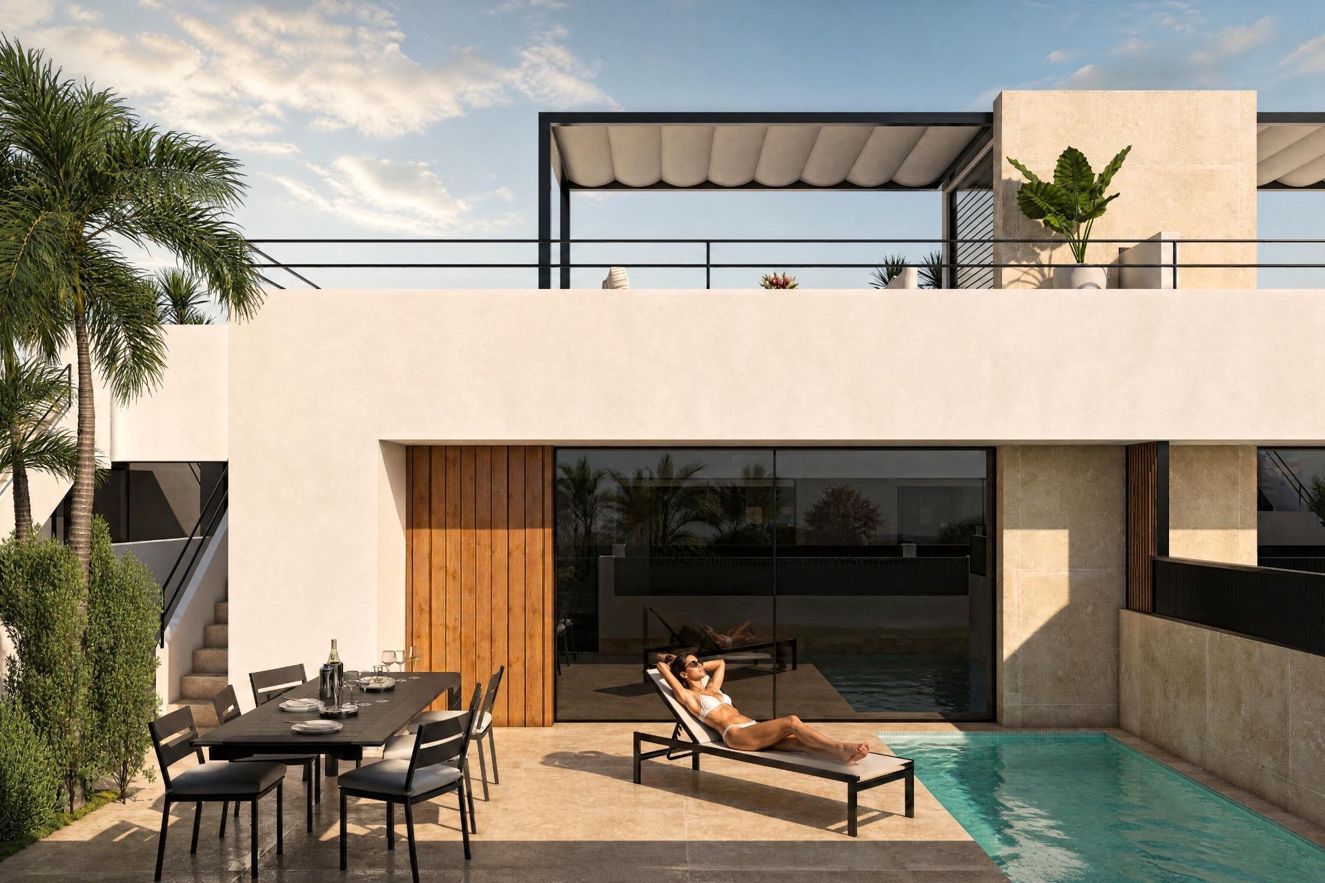Piso de obra nueva con piscina privada en Condado de Alhama Golf — 3 dorm.