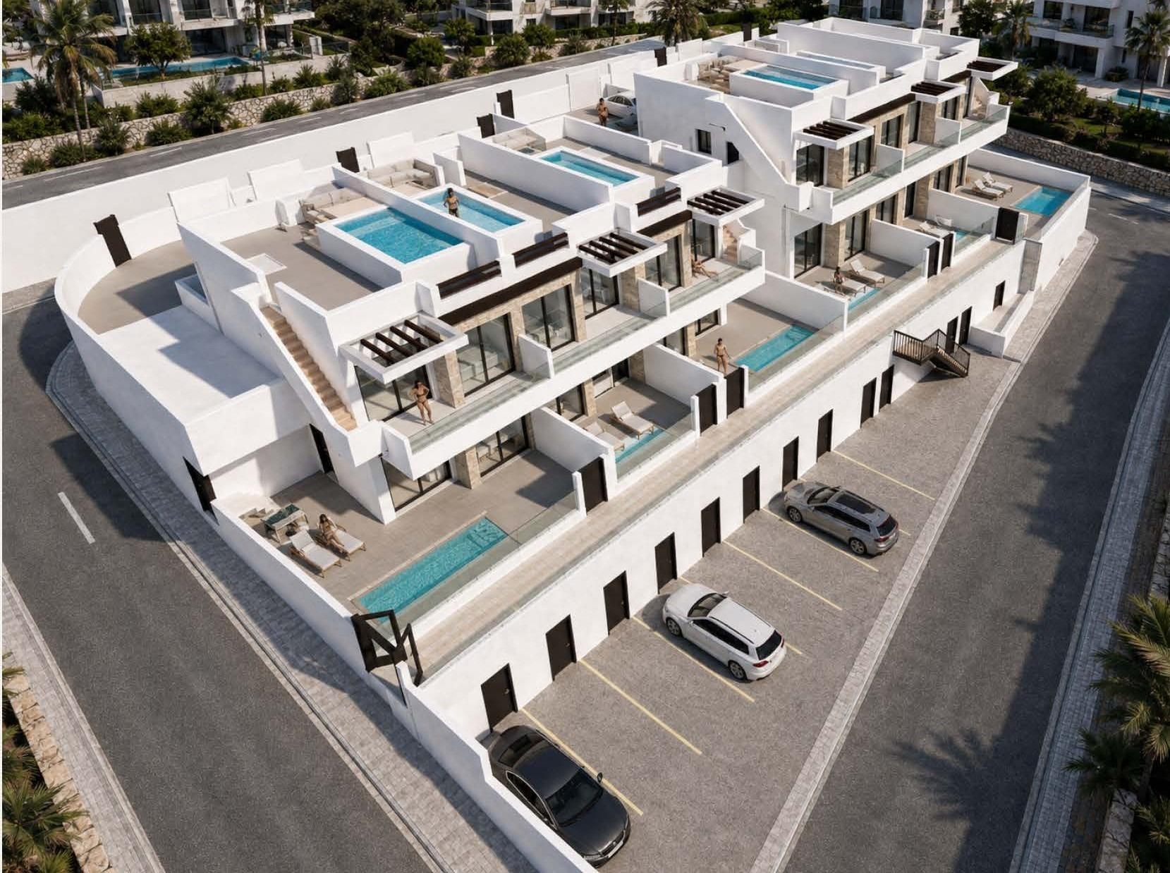 Chalet de obra nueva con piscina privada en San Miguel de Salinas – 3 dorm.