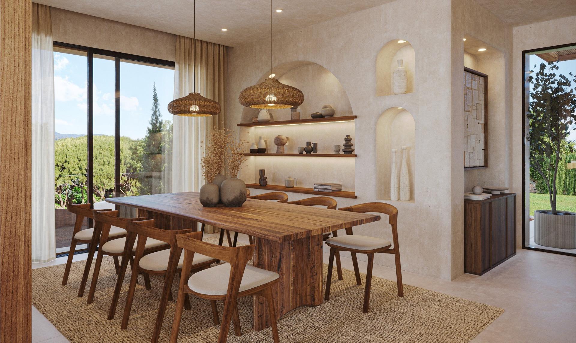 Villa Nueva Estilo Ibiza en Jávea — 3 Dormitorios, Piscina y Diseño Mediterráneo