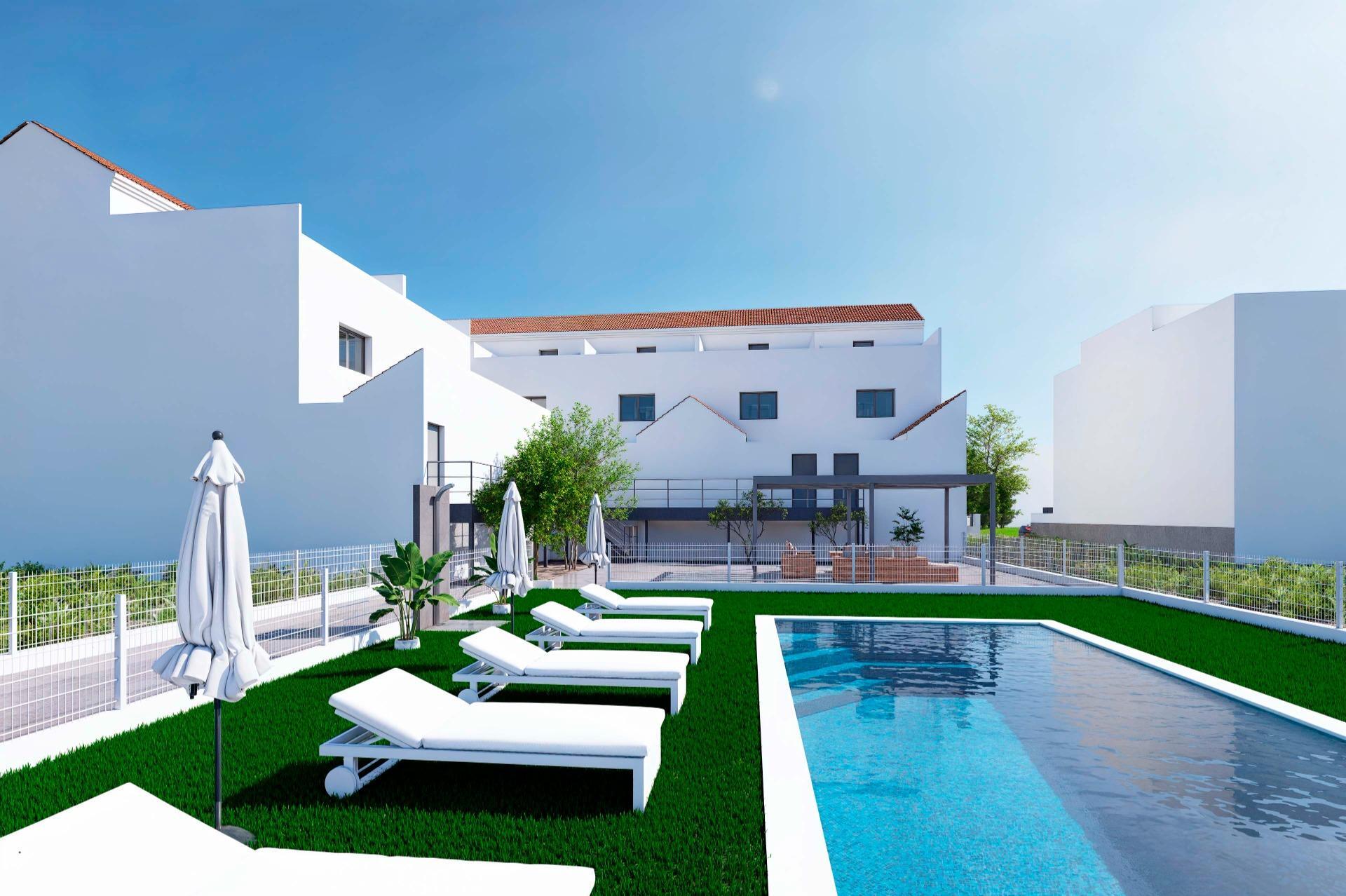 Villa de obra nueva con piscina privada y solárium en Rafal — 3 dorm.