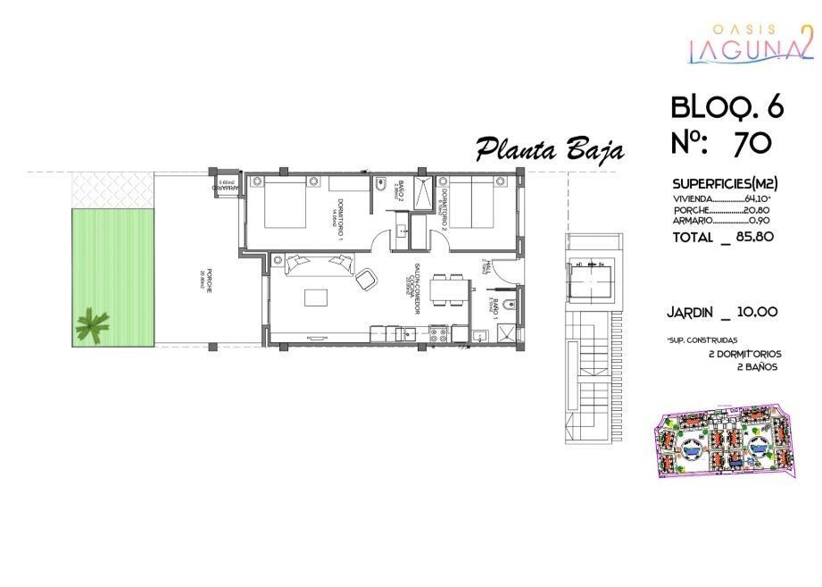 Apartamento de Obra Nueva en Guardamar con Piscina Privada y Vistas a la Laguna
