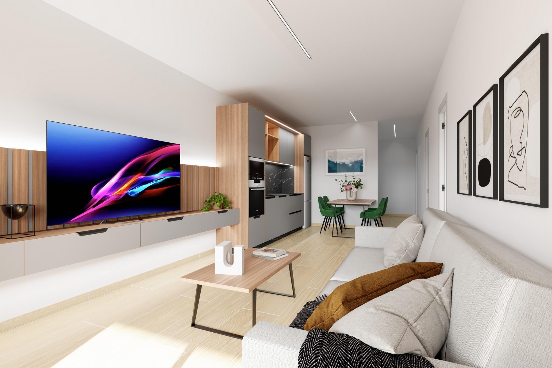 Apartamento de Obra Nueva en Guardamar con Piscina Privada y Vistas a la Laguna
