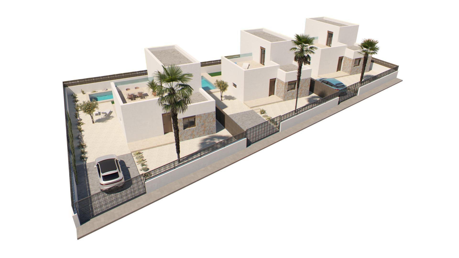 Villa de obra nueva en La Finca Golf, Algorfa – Piscina y diseño moderno