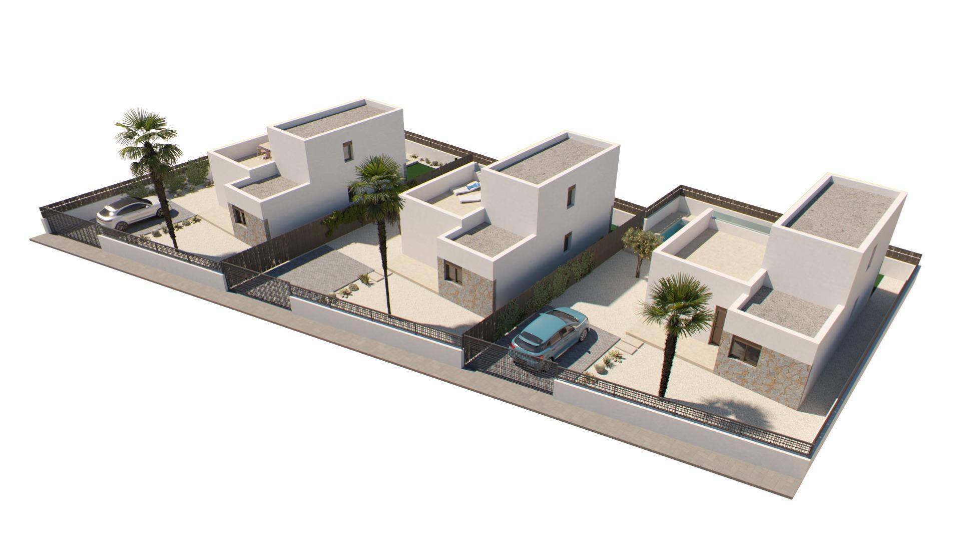 Villa de obra nueva en La Finca Golf, Algorfa – Piscina y diseño moderno