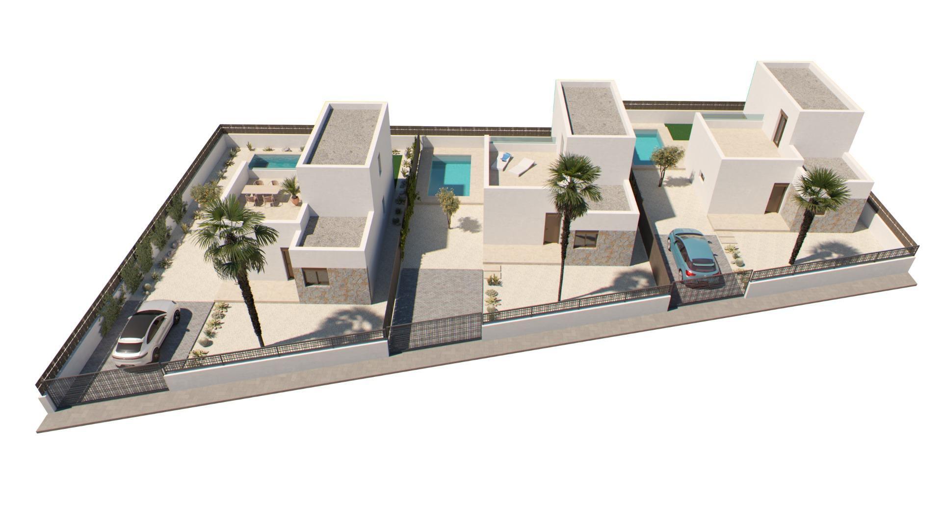 Villa de obra nueva en La Finca Golf, Algorfa – Piscina y diseño moderno