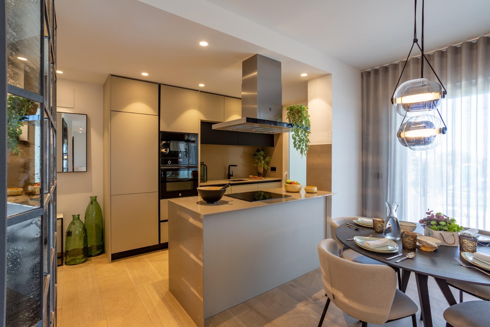 Chalet de obra nueva con piscina privada en La Finca Golf, Algorfa — 3 dorm.