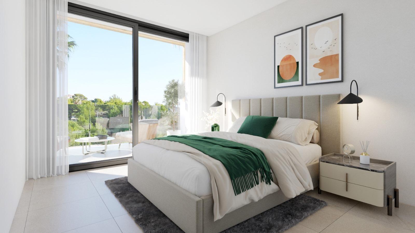 Villa de obra nueva con piscina privada en Sierra Cortina, Finestrat — 3 dorm.