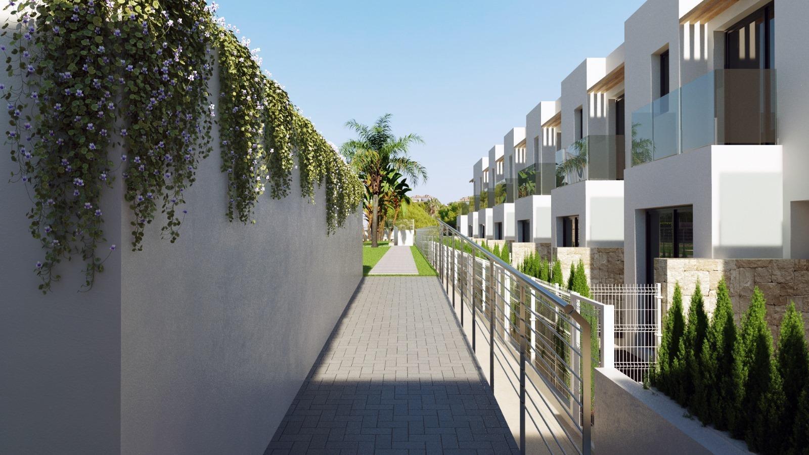 Villa de obra nueva con piscina privada en Sierra Cortina, Finestrat — 3 dorm.