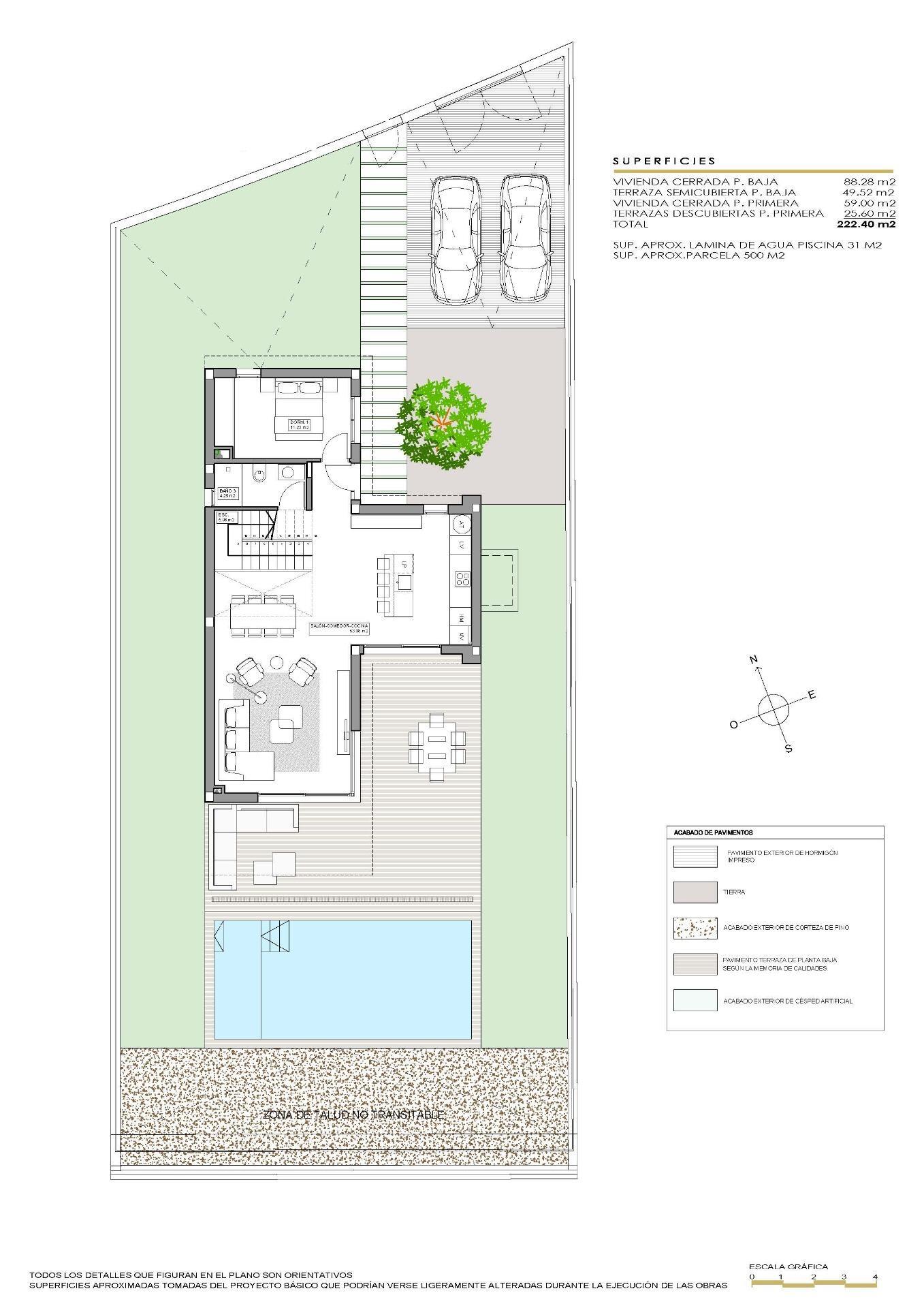Villa de obra nueva con piscina privada y vistas al mar en Finestrat — 3 dorm.