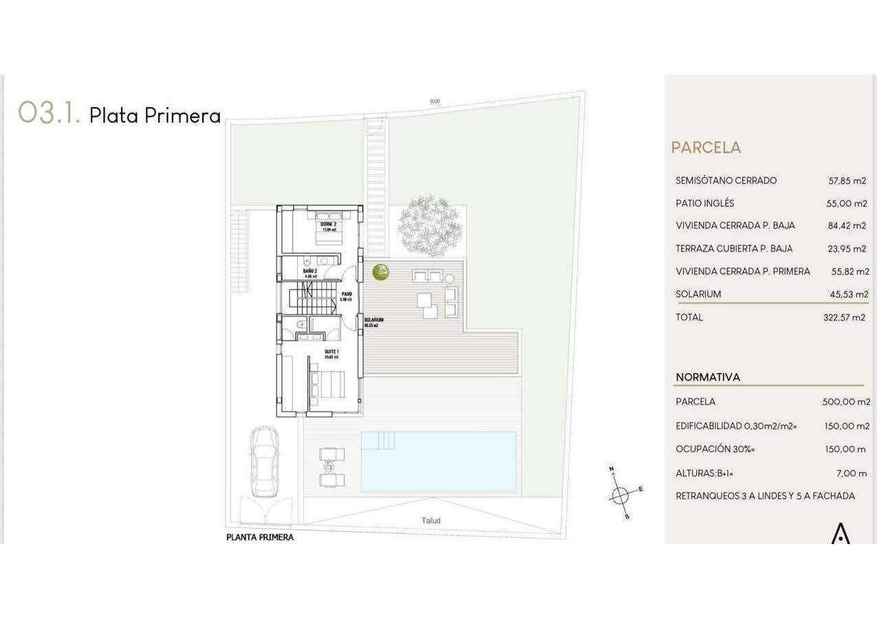 Villa de obra nueva en Finestrat con piscina y vistas al mar — 4 dorm.