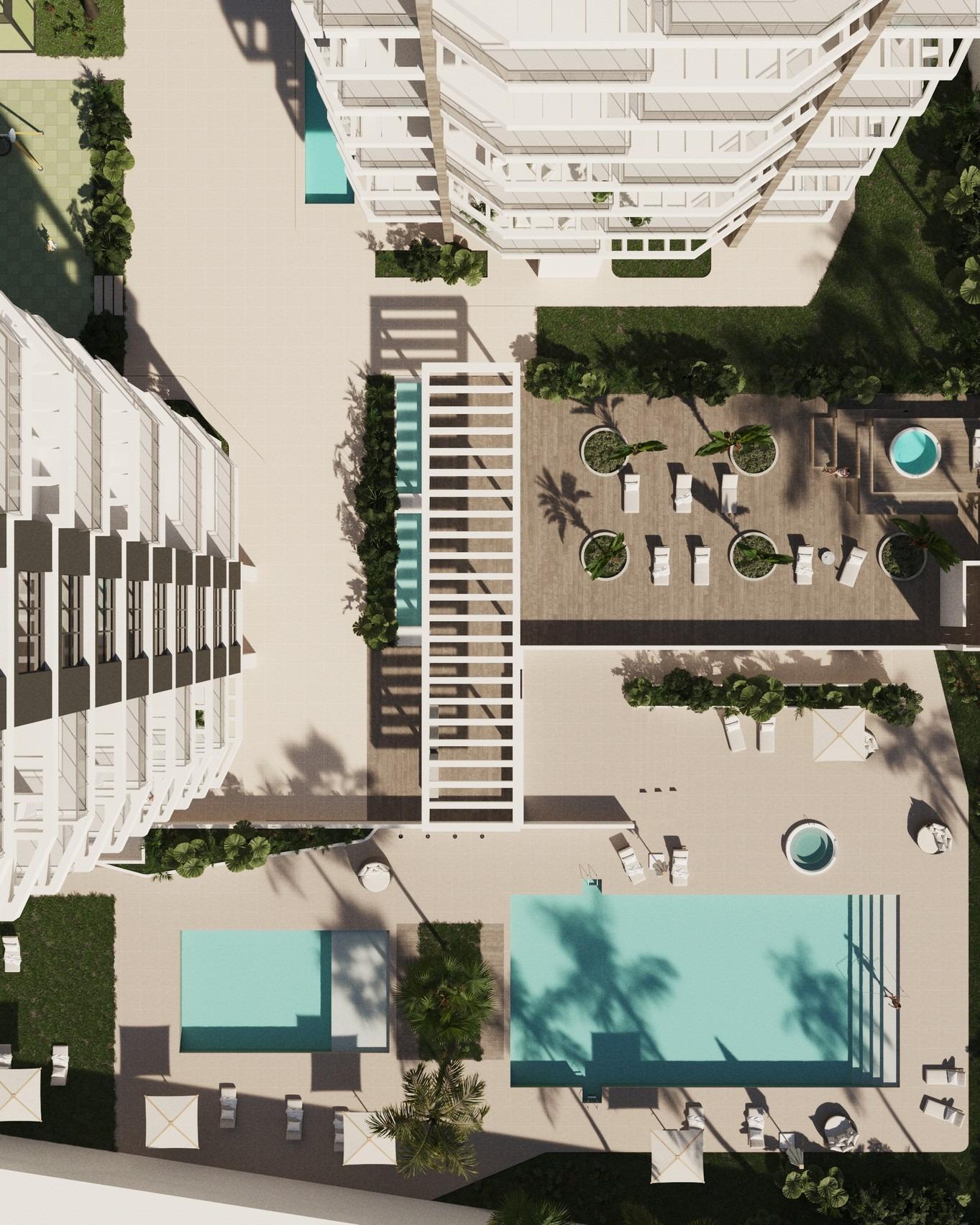 Ático de obra nueva con piscina privada y vistas al mar en Calpe — 4 dorm.