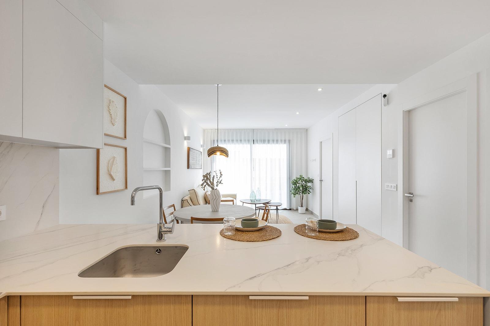 Apartamento de obra nueva con piscina privada junto a Serena Golf, Los Alcázares