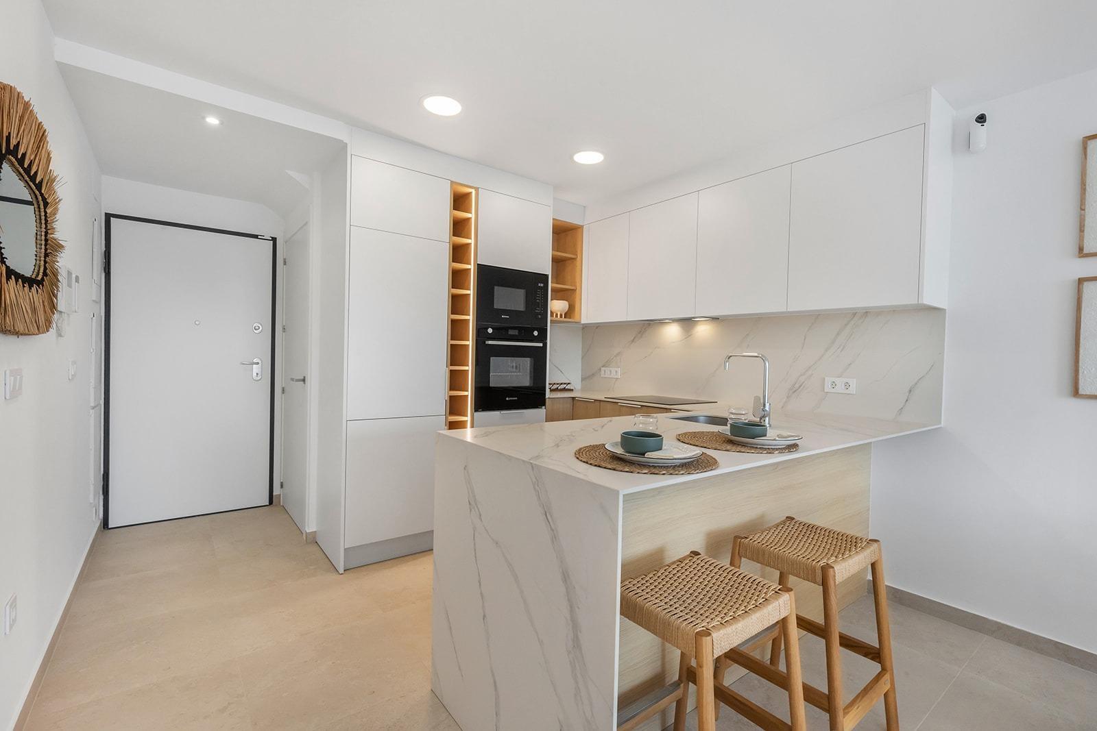 Apartamento de obra nueva con piscina privada junto a Serena Golf, Los Alcázares