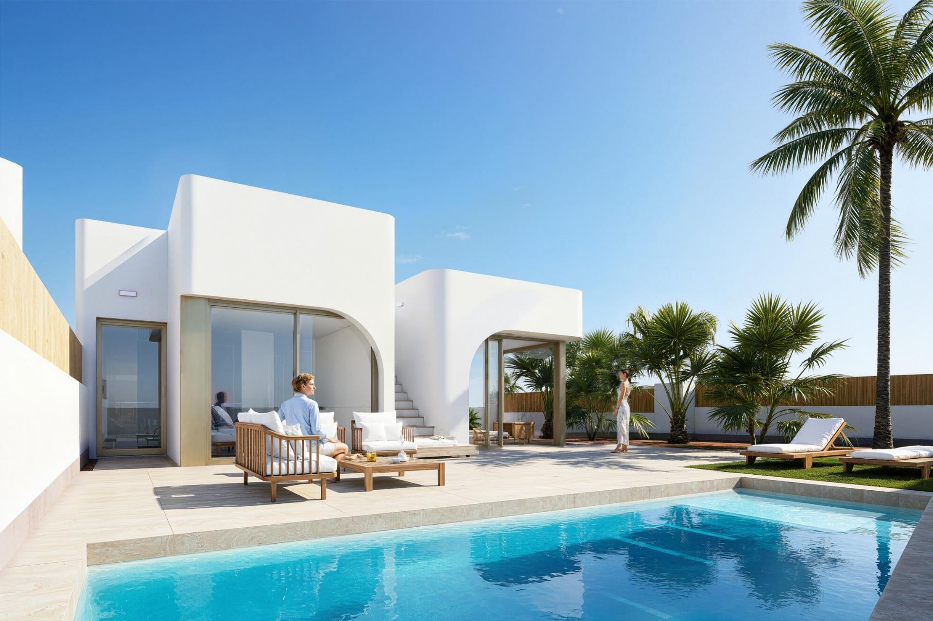 Ático de obra nueva con piscina privada en Serena Golf, Los Alcázares — 3 dorm.