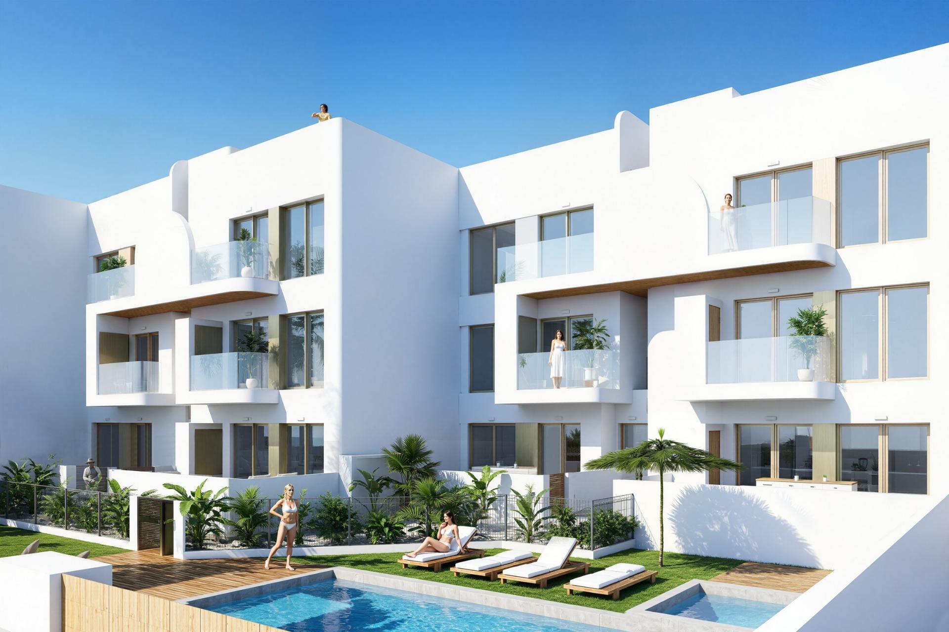 Ático de obra nueva con piscina privada en Serena Golf, Los Alcázares — 3 dorm.